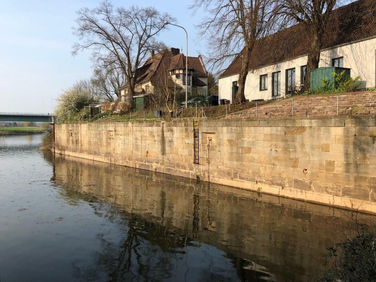 Ferienwohnung Schleusenhaus Hameln Hamelin Luaran gambar